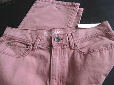Pantalones de lona de algodón ajustados rectos SONOMA life + style® nuevos con etiquetas muchas tallas