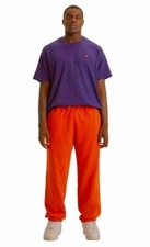 Pantalones deportivos Levi's talla M para hombre estilo original jogger rojo bolsillos delanteros nuevos