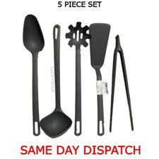 FULLANDAD Utensilio de Cocina Individual o Juego Pinzas Servidor de Pasta Cuchara Giratoria
