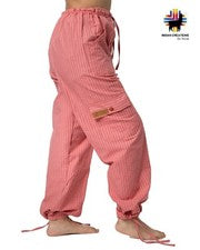 Pantalones boho de algodón. Pantalones estilo hippie.