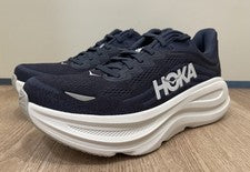 Zapatos para correr/caminar Hoka Bondi 9 para hombre talla 10 - azul marino - nuevos (sin plantillas)