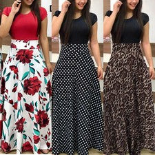Ropa De Moda Para Mujer Vestidos Largos Elegantes Informales Fiesta De Larga Nuevo