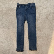 Pantalones de mezclilla ajustados Fashion Nova para hombre azules talla 38