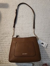 Bolso bandolera Nine West para mujer en marrón con correa