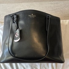 Bolso de mano Kate Spade Schuyler mediano logotipo de lámina dorada