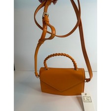 Bolso Bandolera Urban Expressions Mandarina Monique Trenzado Asa Superior