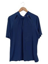 Vestido blusa mujer Michael Kors talla 40/L azul moderno