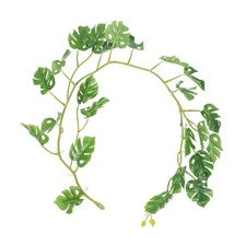 1 pieza elegante simulado para colgar en la pared hoja ratán fiesta decoración del hogar