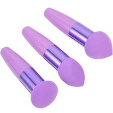3 piezas bolígrafos de maquillaje de belleza bolígrafos de maquillaje en seco húmedo esponjas portátiles herramientas co