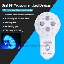Fotón Led Terapia Rostro Piel Estiramiento Levantamiento R-F Dispositivo Facial Máquina Acné