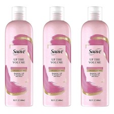 3 Suave Pink Up the Volume Acondicionador 16.5 OZ Hidratante Cuidado del Cabello Mujer’s
