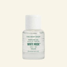 Auténtico aceite de perfume The Body Shop White Musk 20 ml 0,67 oz fragancia icónica