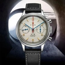 Reloj Hombre 1963 Reloj Piloto 42mm Retro Cuarzo Cronógrafo.