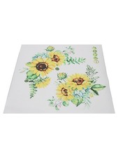 Pegatina de pared creativa grande girasol 30*30 cm dormitorio sala decoración del hogar
