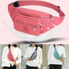 Hombres Mujeres Riñonera Cinturón Cintura Bolso Bandolera Hombro Viaje Bolsa Deportiva