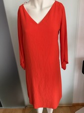 Vestido Esprit cuello en V talla 32 34 XS rojo coral