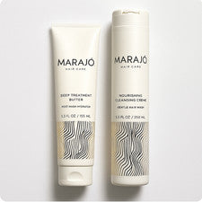 Paquete 2 piezas Crema Limpiadora Marajo + Tratamiento Profundo Mantequilla Cuidado del Cabello Set NUEVO