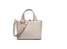 Donna Karan NY Hewlett Cuero Mini Bolso Bandolera Mujer + Bolso Antipolvo ARENA~