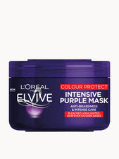 Máscara capilar púrpura intensiva L'Oréal Paris para cabello rubio latón 250 ml nueva Reino Unido