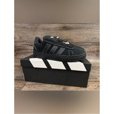 NUEVO CON ETIQUETAS Adidas Grand Court Alpha Zapatilla Para Hombre NEGRO SOBRE NEGRO Talla 8