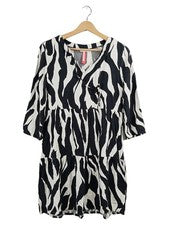 Vestido túnica Street One Animal Print mujer talla 34/XS multicolor vestido casual