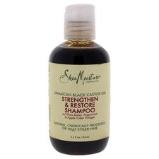 Champú fortalecedor y restaurador de aceite de ricino negro jamaicano SheaMoisture - 3,2 fl oz