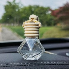 10 Pcs Essential Oil Pendant Car Perfume Hanging Decor Aromatherapy Bottle