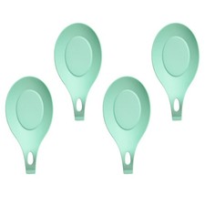 Herramienta de sopa de 4 piezas para servir soporte de cuchara de silicona utensilios de cocina
