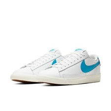 Nike Hombres Blazer Bajo Cuero Láser Azul Entrenadores CI6377 104 Varias Tallas