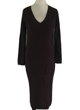 Vestido Pretty Lavish XL marrón vestido de punto viscosa punto nuevo 44/46/48/50 Curvy