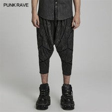 Pantalones harén PUNK Rave Hombres Rock Gótico Steampunk Punk Cyberpunk Pantalones para hombre