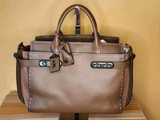Coach 1941 Double Swagger marrón tabaco - raro