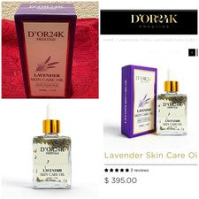 Aceite para el cuidado de la piel de lavanda D’OR24k