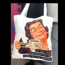 Bolso de Mano A&P Coffee Meme Multicolor Estilo Retro Humor Informal