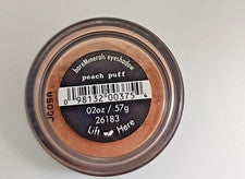 Sombra de ojos BARE MINERALS EyeColor PEACH PUFF 26183 polvo suelto 0,02 oz 0,57 g NUEVO
