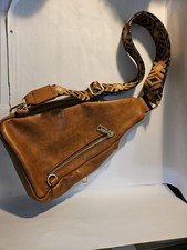 Bolso Bandolera Bolso Pecho, Cuero PU Sobre el Hombro Cartera Informal