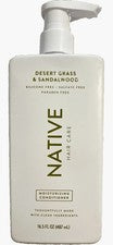 Acondicionador hidratante Native Hair Care hierba del desierto sándalo 16,5 fl oz