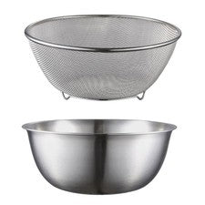 Obst Gemüse Nettosiebssatz Edelstahl Nettosiebssatz Rührschüsseln Spülen