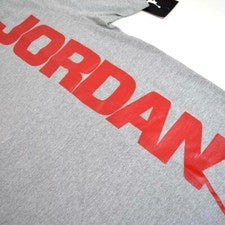 TALLA PEQUEÑA RARA Jordan Para Hombres Go Two Three Vertical Gráfico Moda Camiseta Gris 604972