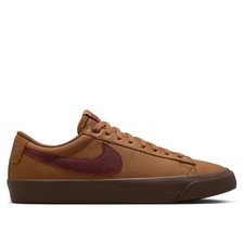 Nuevo Para Hombres Nike SB Blazer Bajo GT Claro Bronceado Británico/Rojo Oscuro Equipo