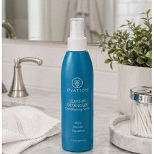 Spray acondicionador desenredante sin enjuague Ovation brillo nutrir cuidado del cabello 6 oz