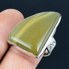 Imagen Jaspe piedras preciosas hecho a mano 925 anillo de joyería de plata...