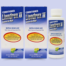 Acondicionador de cabello Menper Liendrex 2 Leave in, cuidado diario de los piojos - 4 fl oz (paquete de 2)