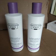 2x Christophe Robin Luscious Limpiador Acondicionador de Rizos con Aceite de Semilla de Chía 250m