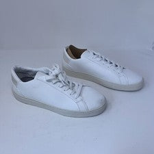Zapatillas deportivas informales con cordones de cuero blanco Thousand Fell para hombre 8 S0710
