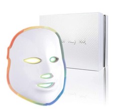 Mascarilla facial LED - 7 colores fotón azul rojo terapia de luz rejuvenecimiento de la piel