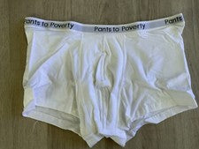 Pantalones Hombre To Poverty Estilo Clásico x 1 Par en Blanco