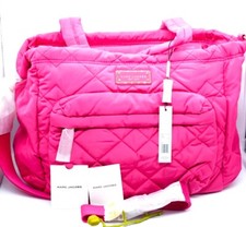 Bandolera Marc Jacobs acolchada de nailon rosa peonía GL02307350