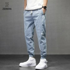 Pantalones Vaqueros De Estilo Harem Para Hombre Pantalón De Algodón Moda Hip Hop