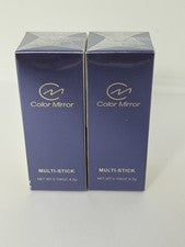 Color Mirror Multiuso Maquillaje Stick Rubor Lápiz Labial Sombra de Ojos Paquete de 2 Precintado. A